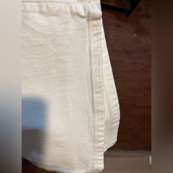 Madewell Petite Perfect Vintage Wide Leg Crop Jeans Tile White size 30P - Picture 3 of 7